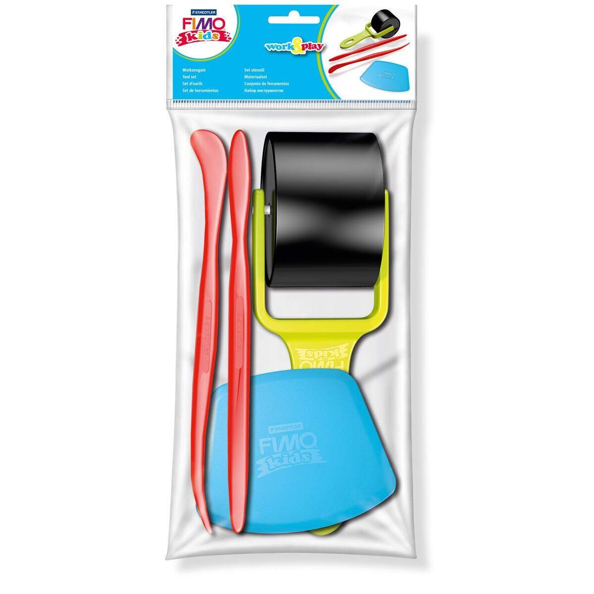 STAEDTLER® FIMO® kids Werkzeugset work&play, 4-teilig