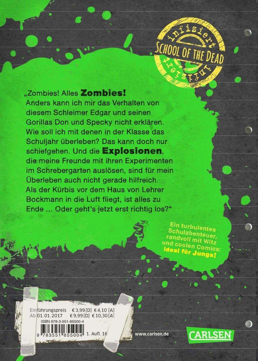 Carlsen Verlag School of the dead 1 - Mein Leben mit Zombies und Kürbisbomben