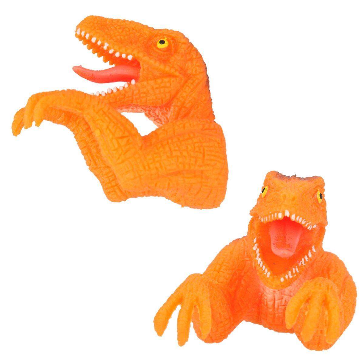 Depesche Dino World Fingerpuppe, 1 Stück, 4-fach sortiert