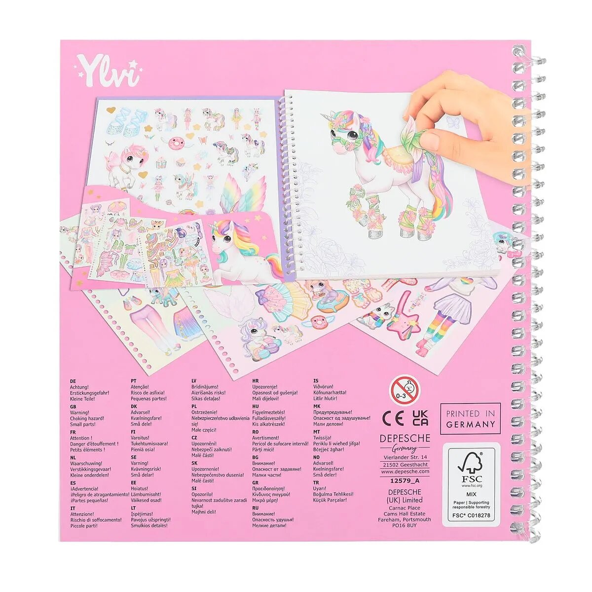 Depesche Ylvi Dress Me Up Stickerbuch