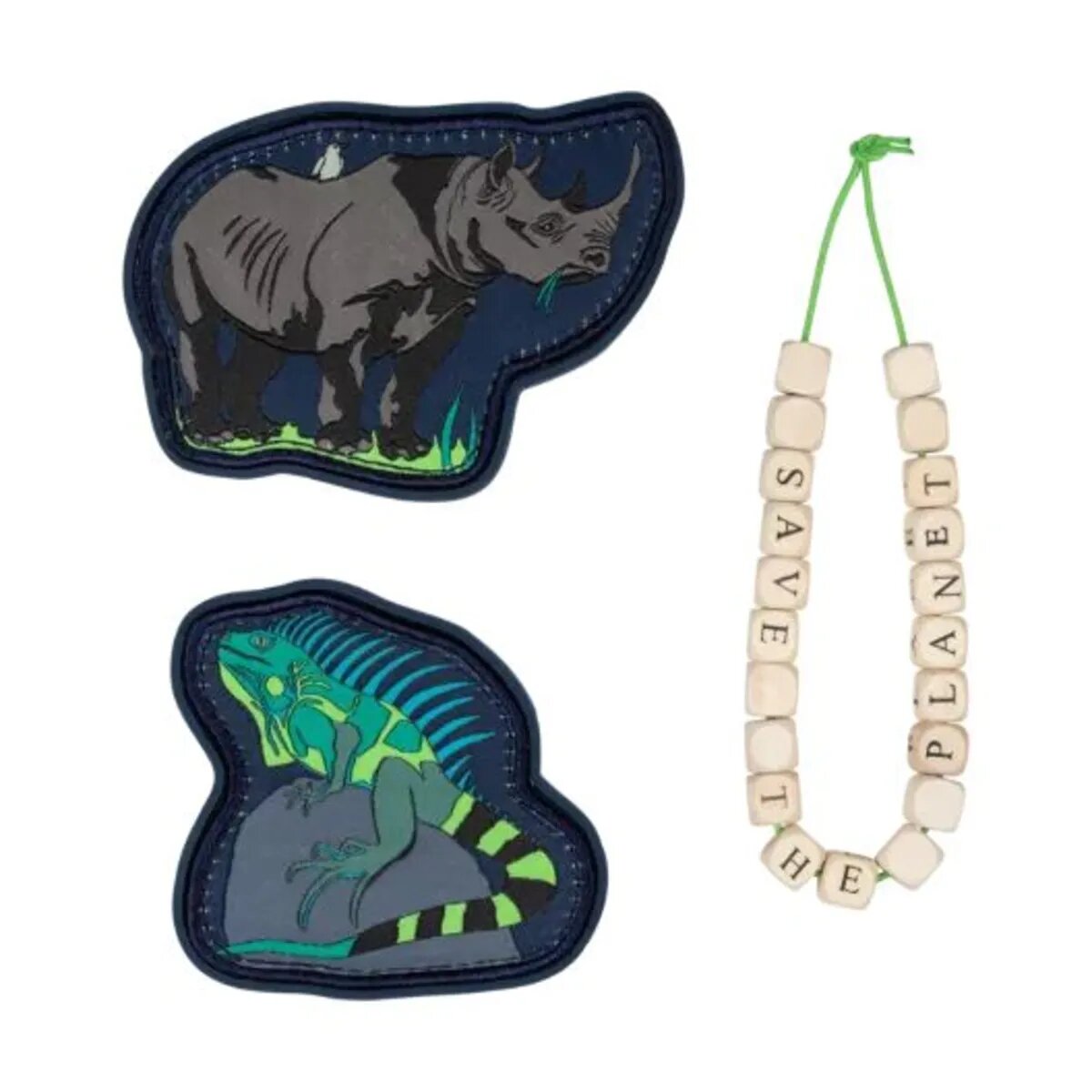 DerDieDas Schulranzen-Set ErgoFlex Easy Exklusiv ECO Blue Planet, 5-teilig
