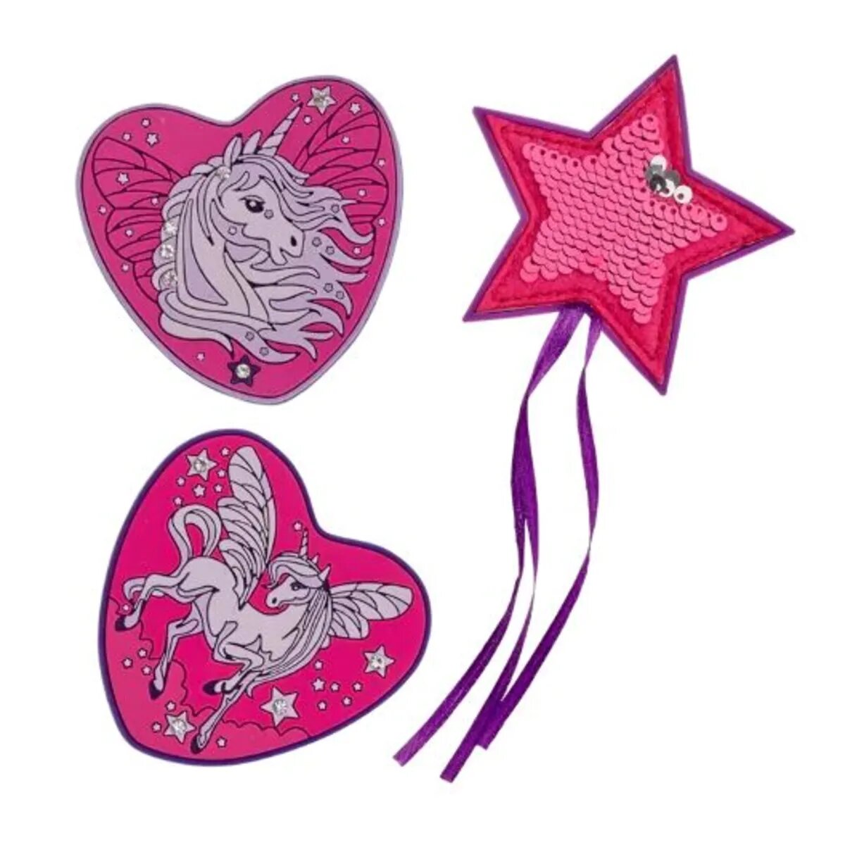 DerDieDas Schulranzen-Set Ergoflex Max Pretty Unicorn, 5-teilig