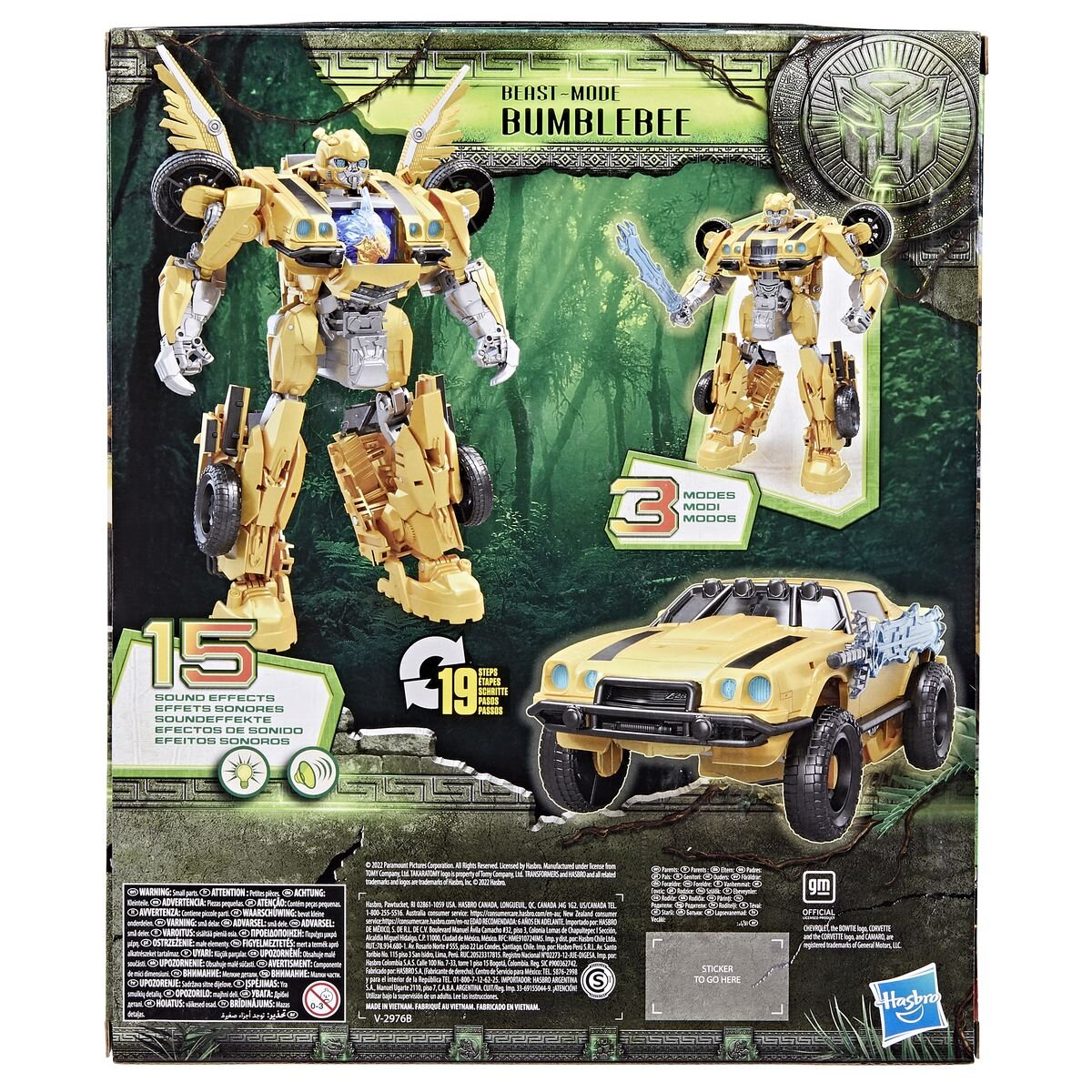 Hasbro Transformers Aufstieg der Bestien - Beast-Mode Bumblebee