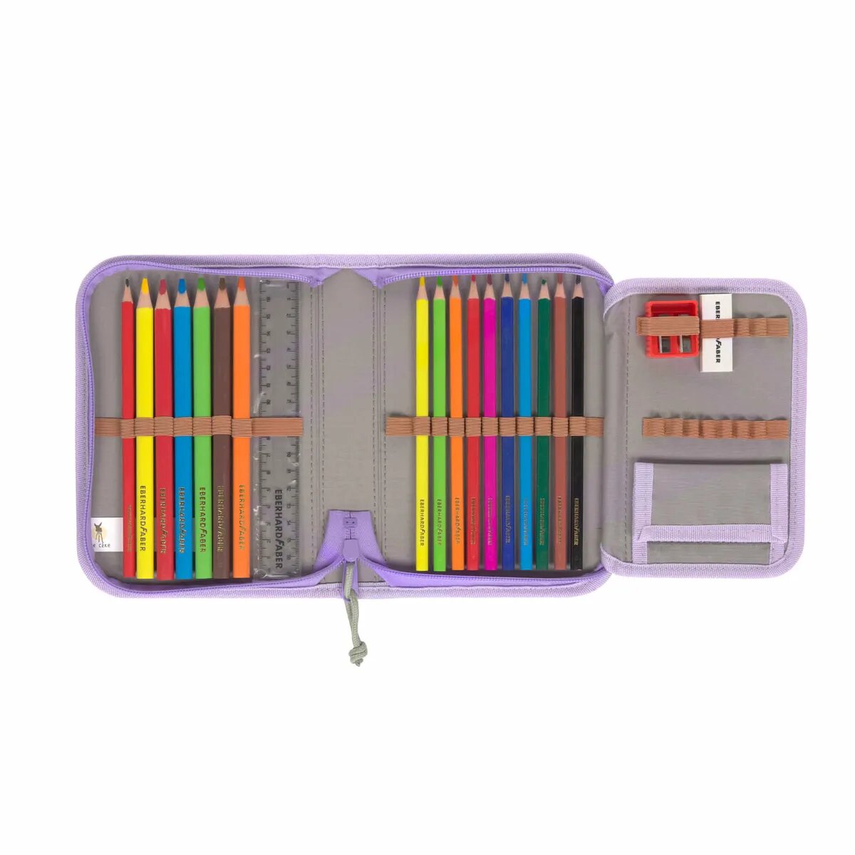 Lässig Schulranzen Set Flexy Unique Violet, 7-teilig