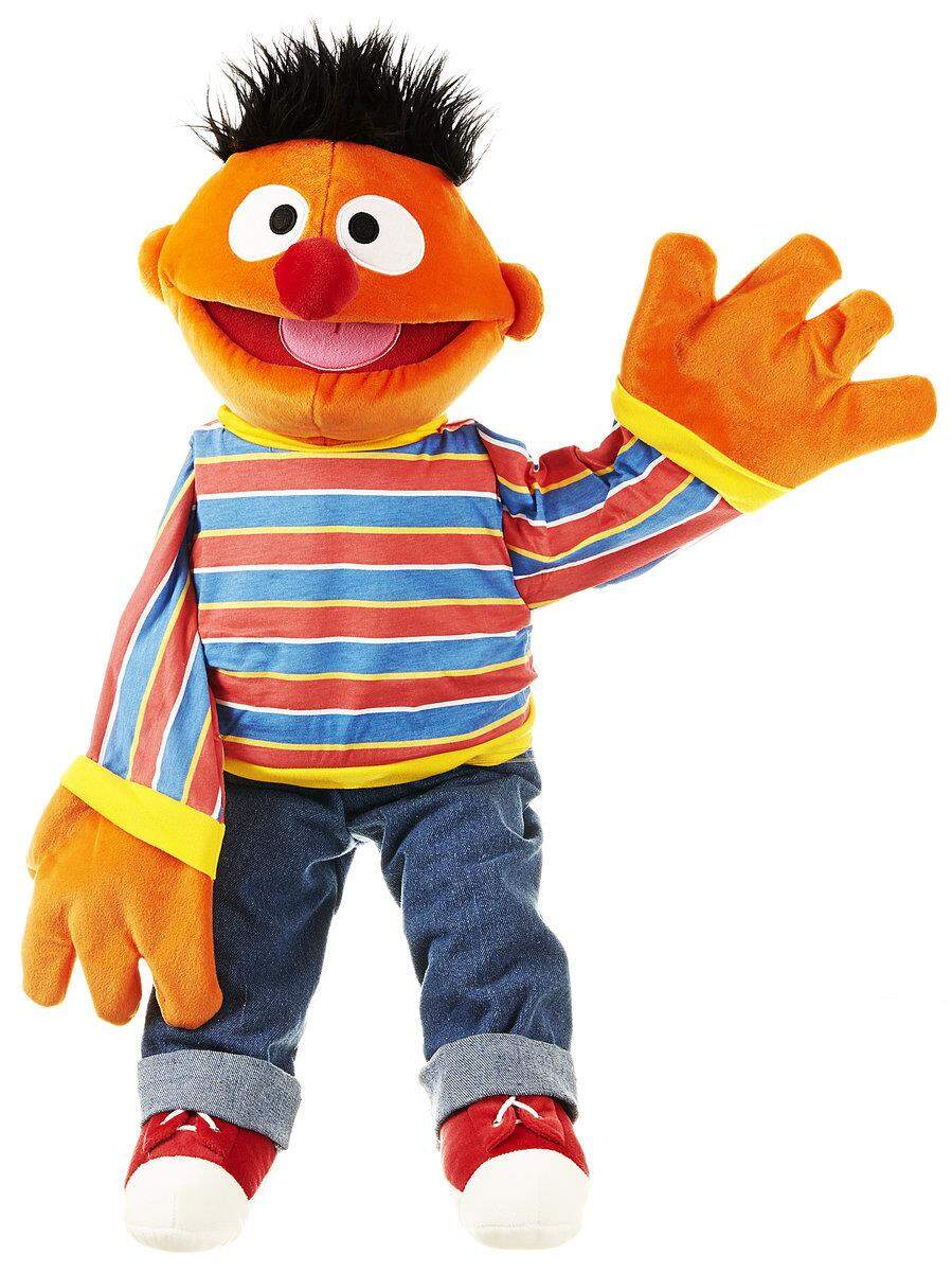 Living Puppets Sesamstraße Handpuppe Ernie, 45cm