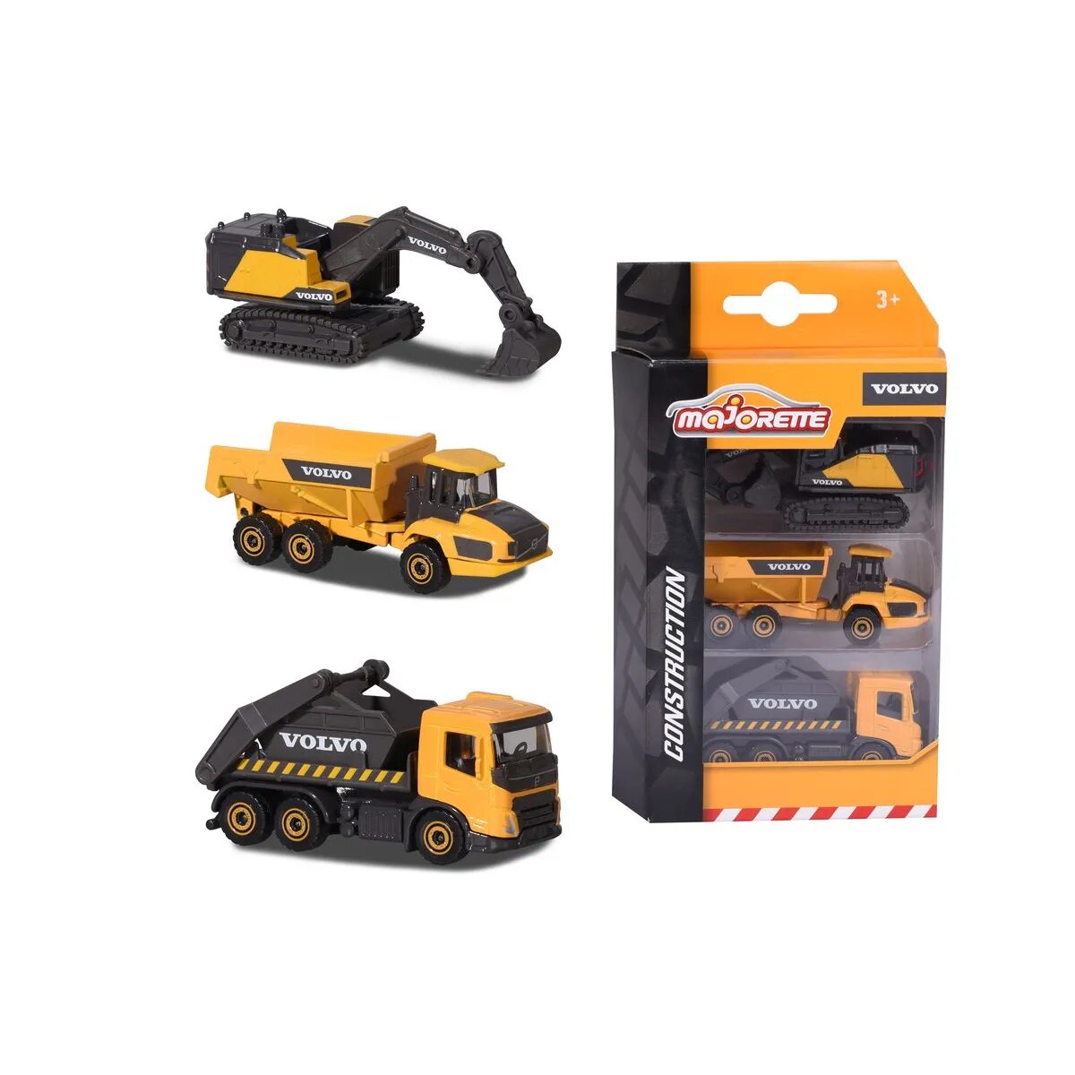 Majorette Volvo 3 Pieces Set, 1 Set, 2-fach sortiert