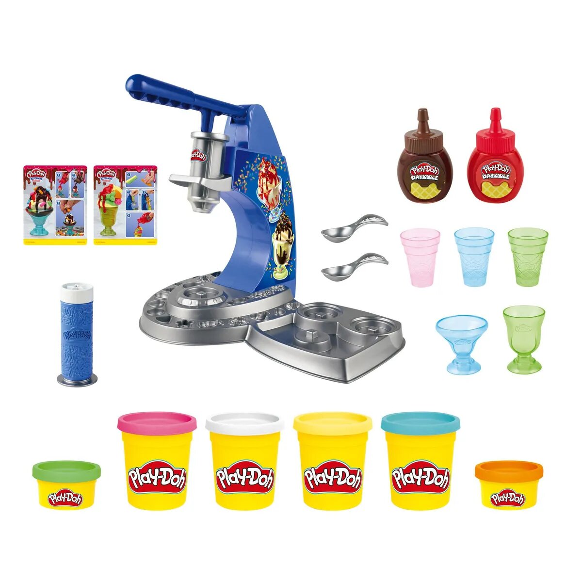Play-Doh Drizzy Eismaschine mit Toppings