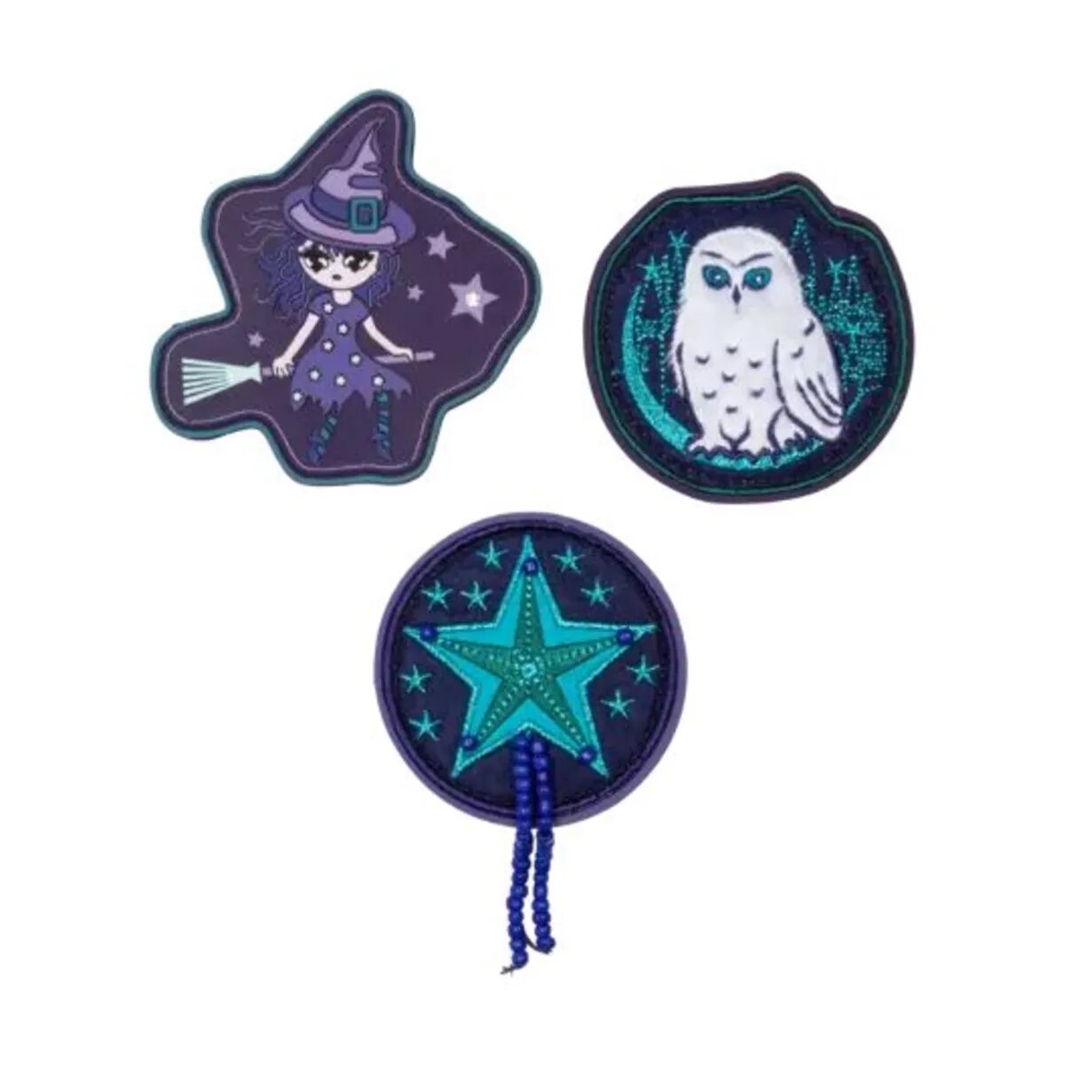 Scout Schulranzen-Set Sunny II Exklusiv Superflash Purple Magic, 4-teilig