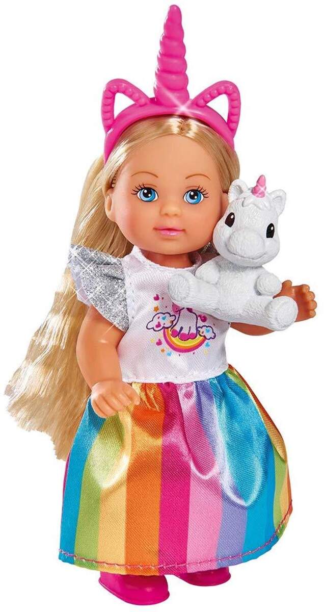 Simba Evi Love im Regenbogenkleid