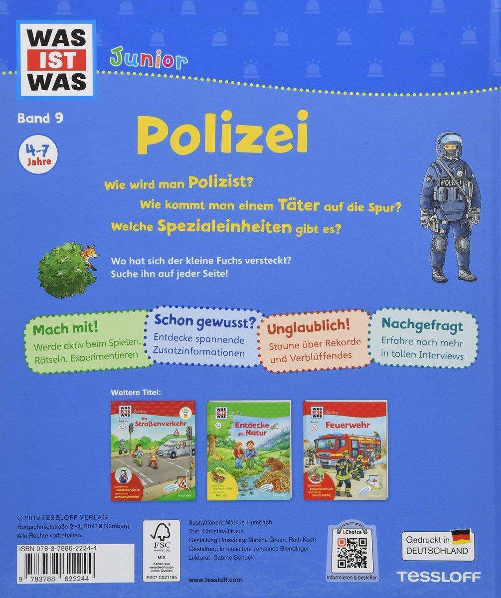 Tessloff WAS IST WAS Junior 9 - Polizei