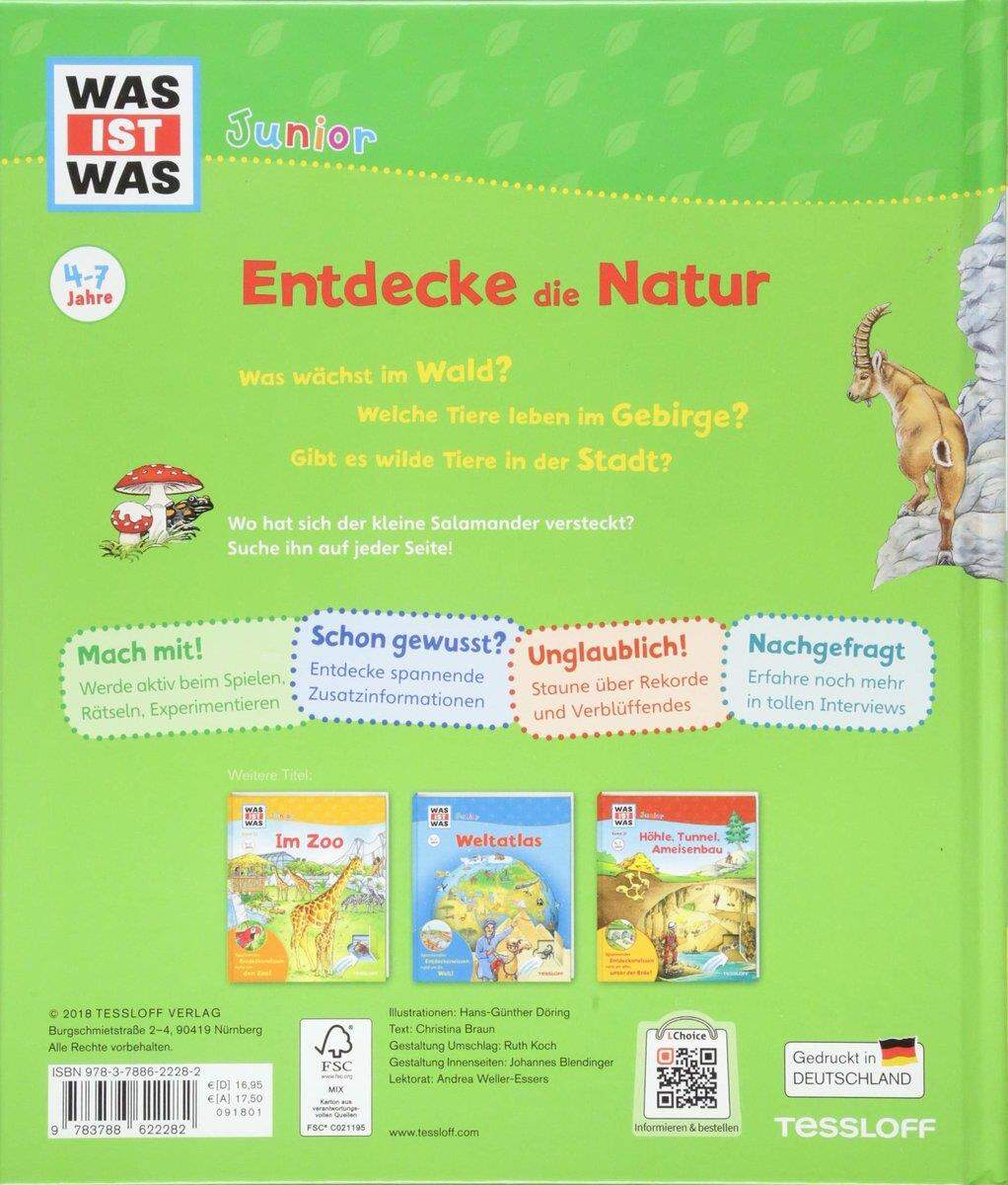 Tessloff WAS IST WAS Junior - Entdecke die Natur