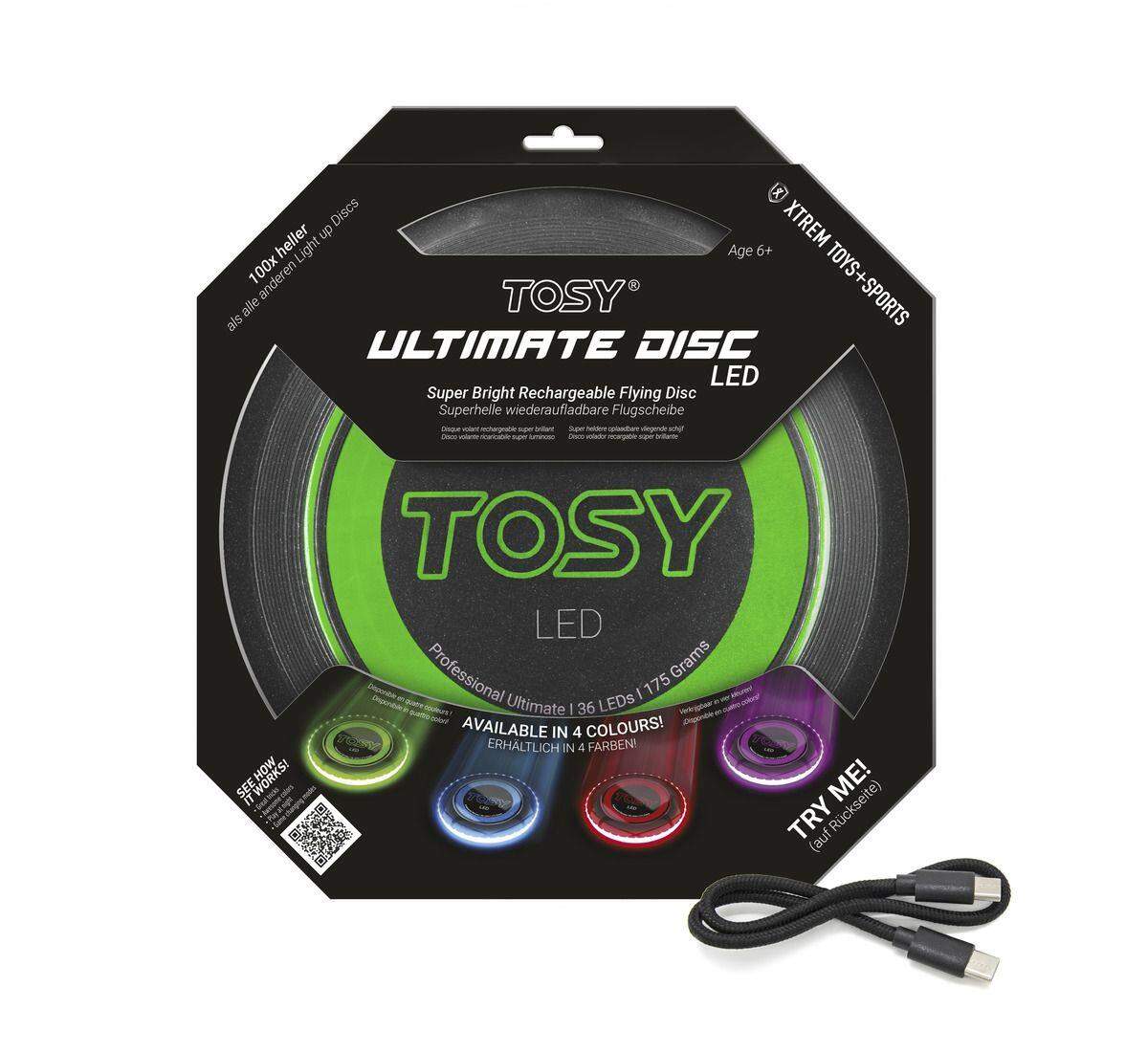 Tosy Frisbee LED grün