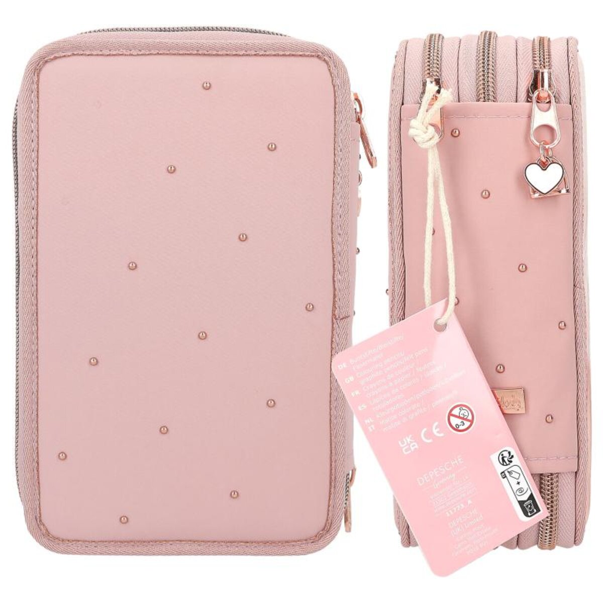 Depesche Miss Melody 3 Fach Federtasche ROMANTIC