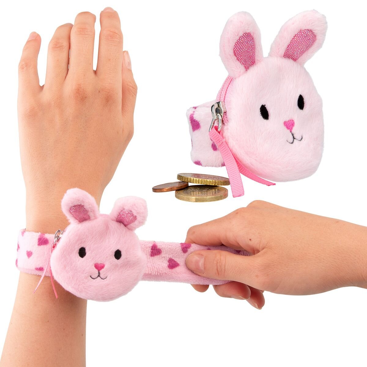 Depesche Princess Mimi Klipp Klapp Armband Portemonnaie, 1 Stück, 3-fach sortiert