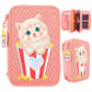 Depesche TOPModel 3-Fach Federtasche Katzen Applikation CUTIE STAR