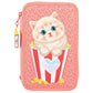 Depesche TOPModel 3-Fach Federtasche Katzen Applikation CUTIE STAR
