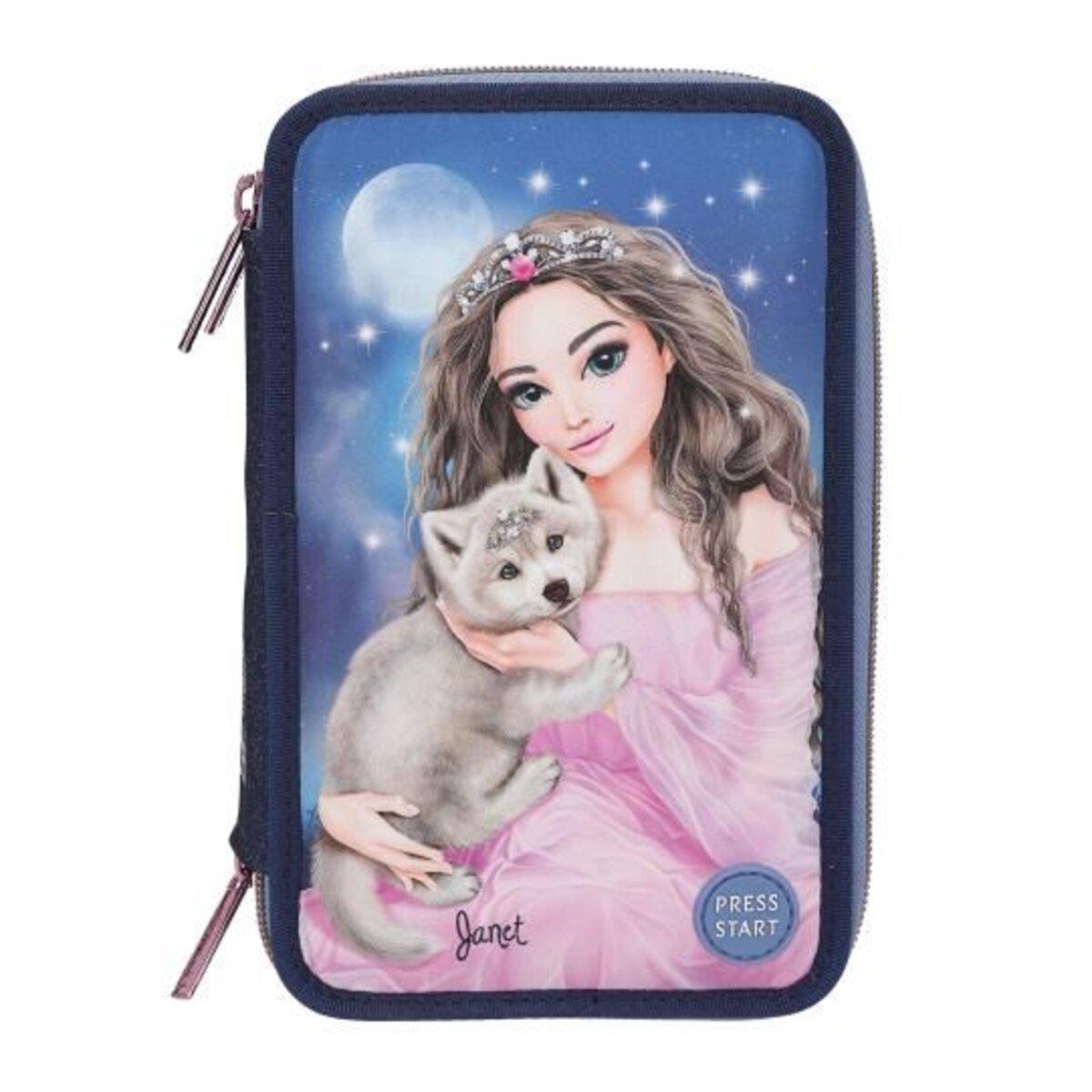Depesche TOPModel 3 Fach Federtasche LED WOLF