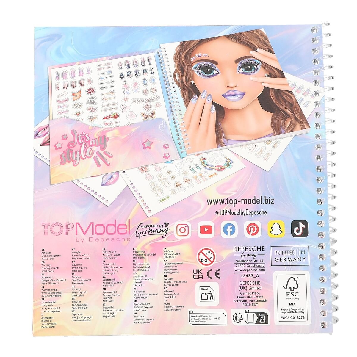 Depesche TOPModel Dress Me up Face