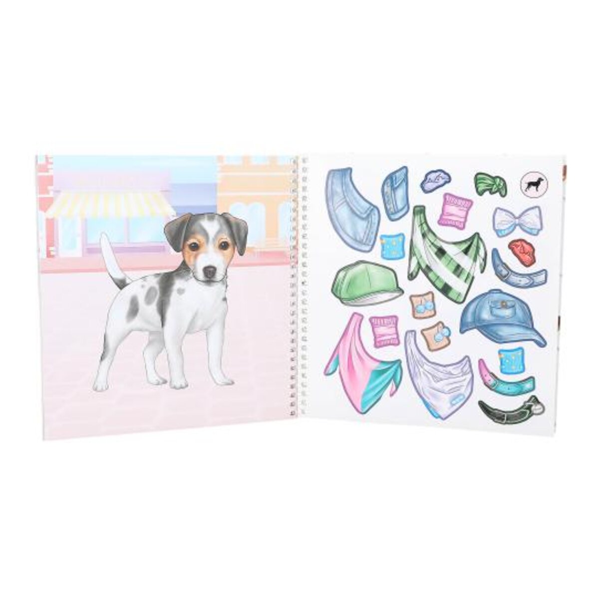 Depesche TOPModel Dress Me Up Stickerbuch DOGGY