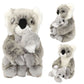 Depesche TOPModel Plüsch Koala Mama mit Baby WILD, 21 cm