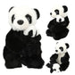 Depesche TOPModel Plüsch Panda Mama mit Baby, 21 cm