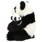 Depesche TOPModel Plüsch Panda Mama mit Baby, 21 cm