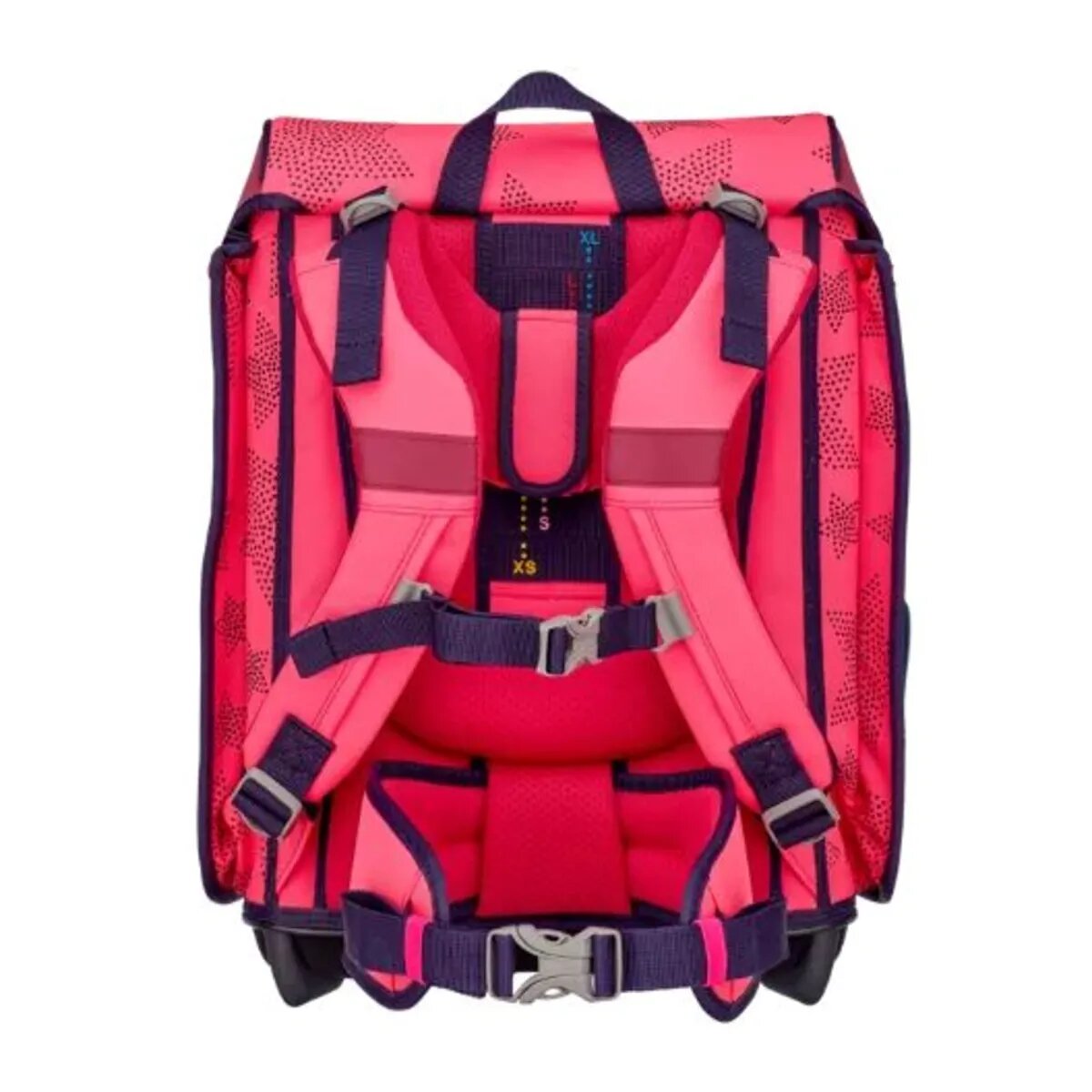DerDieDas Schulranzen-Set ErgoFlex MAX "Superflash" Neon Star, 5-teilig