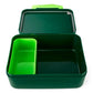 ergobag Brotdose Blitze grün 0,5 x 17 x 12 cm besonders leicht und robust