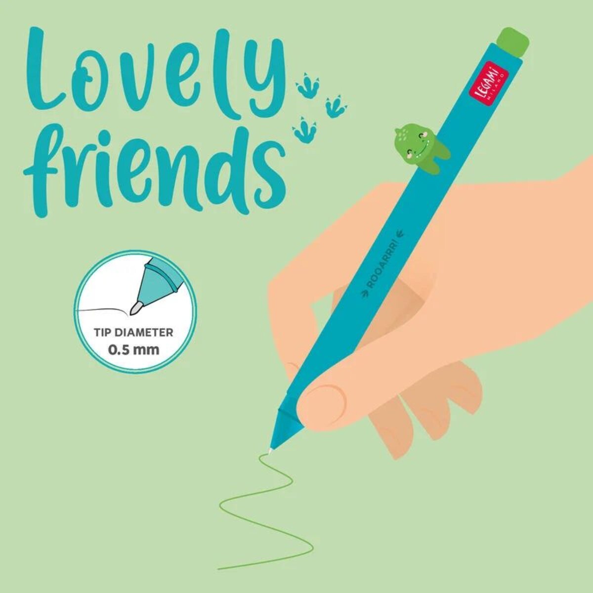 Legami Gelstift Lovely Friends Dino