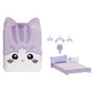 MGA Entertainment Na! Na! Na! Surprise 3in1 Series 3 - Backpack Bedroom Lavender Kitty