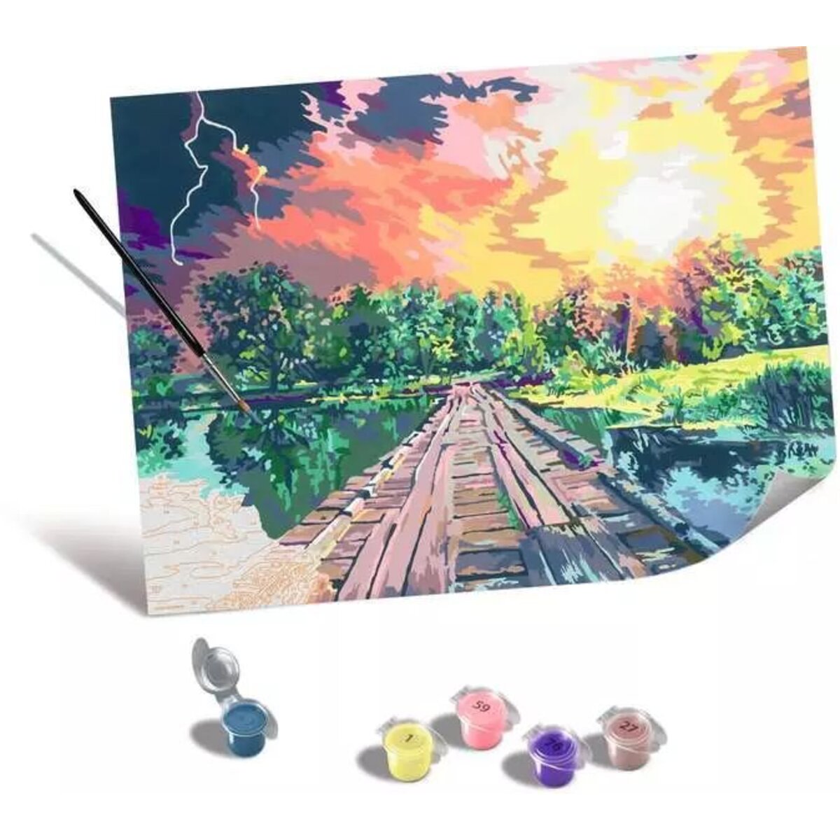 Ravensburger CreArt Malen nach Zahlen - Leinwand Magisches Licht