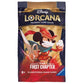 Ravensburger Disney Lorcana: Das Erste Kapitel - Booster, 1 Stück, sortiert (Englisch)