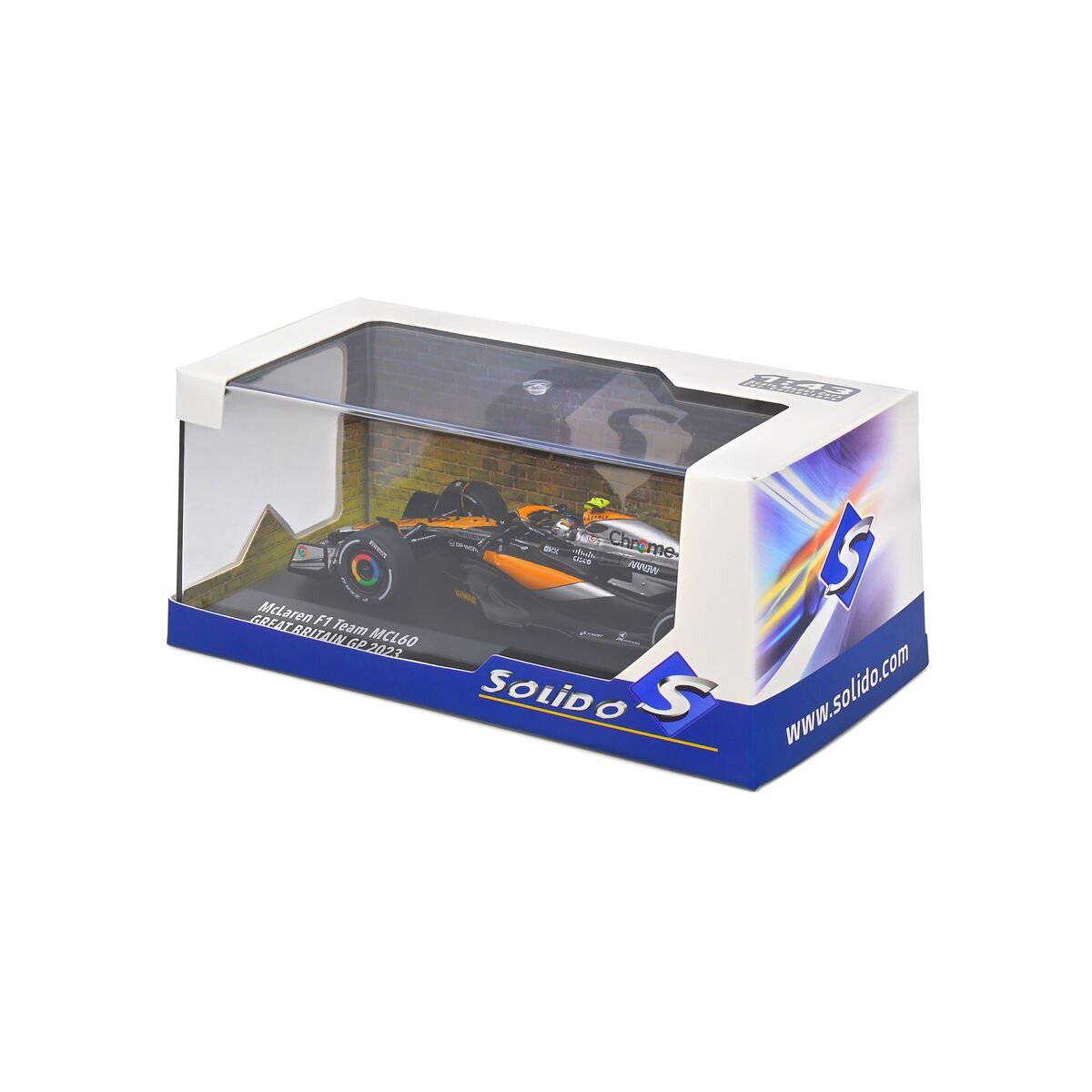 Solido 1:43 McLaren Great Britain GP L. Norris