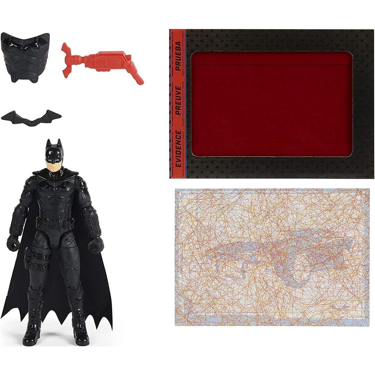 Spin Master Batman Actionfigur (10 cm) mit Zubehör, 1 Packung, 3-fach sortiert