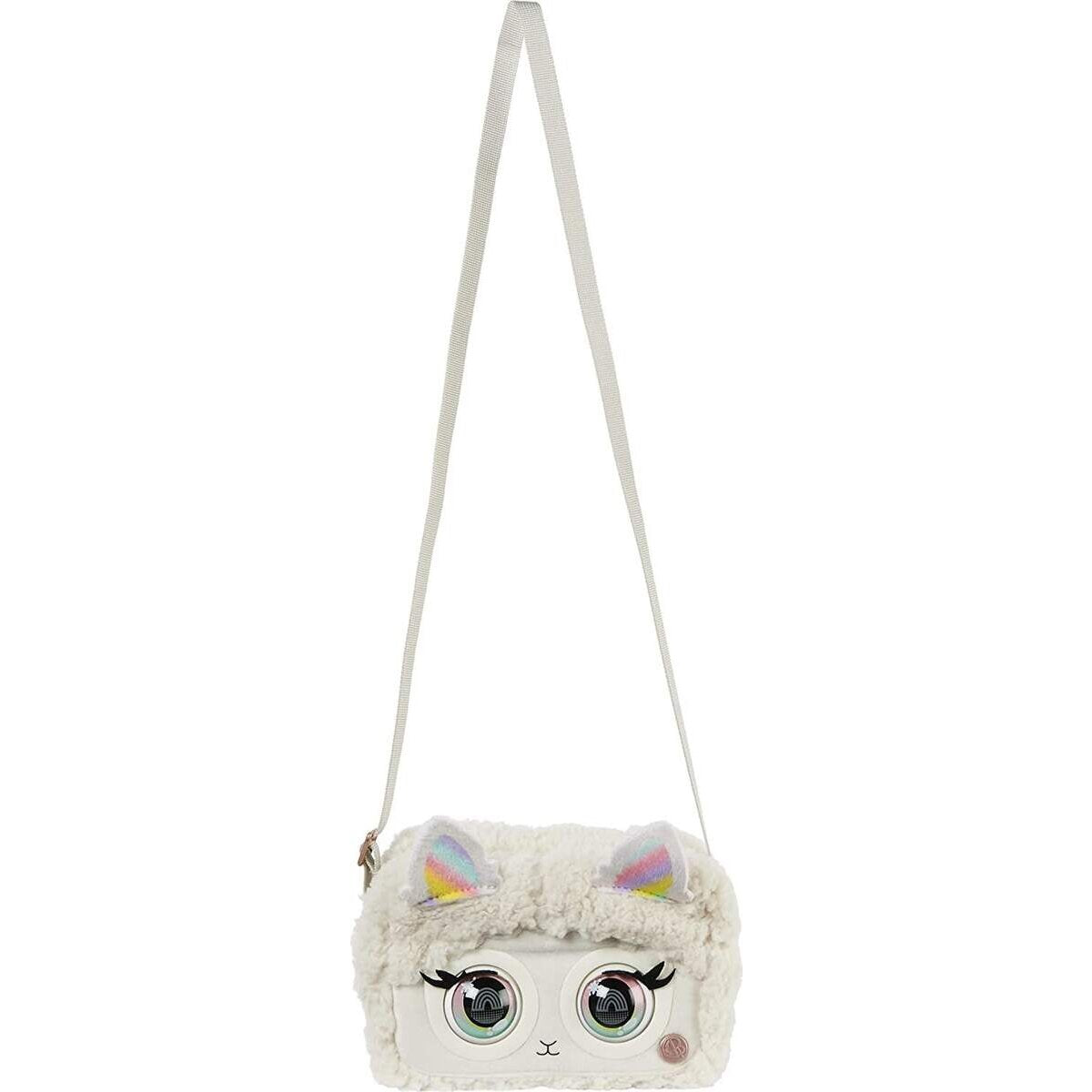 Spin Master Purse Pets Reaktionen Flauschi Lama Tasche mit mehr als 30 interaktiven Geräuschen
