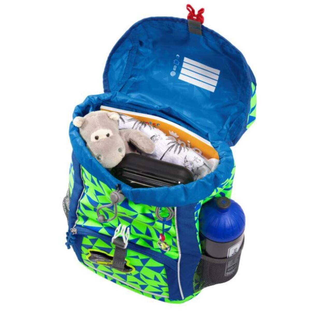 Step by Step Rucksack-Set KID NEON, "Star Catcher", mit Sitzkissen