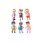 BABY born® Minis - PDQ Sisters & Brothers Dolls, 1 Stück, 6-fach sortiert
