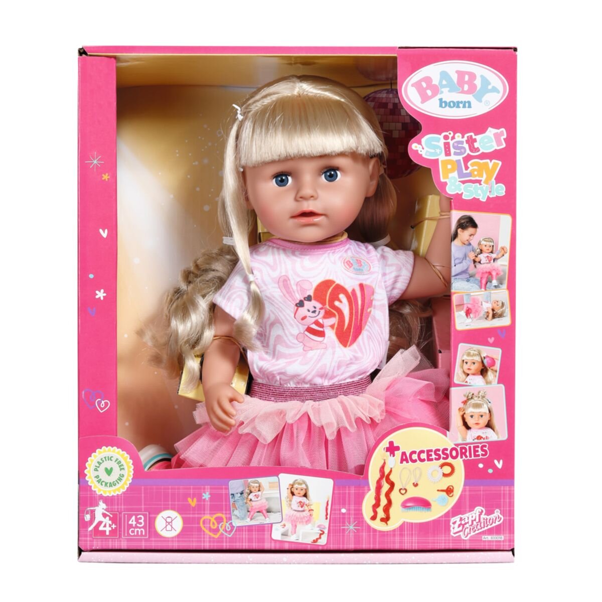 BABY born® Sister Style & Play 43cm