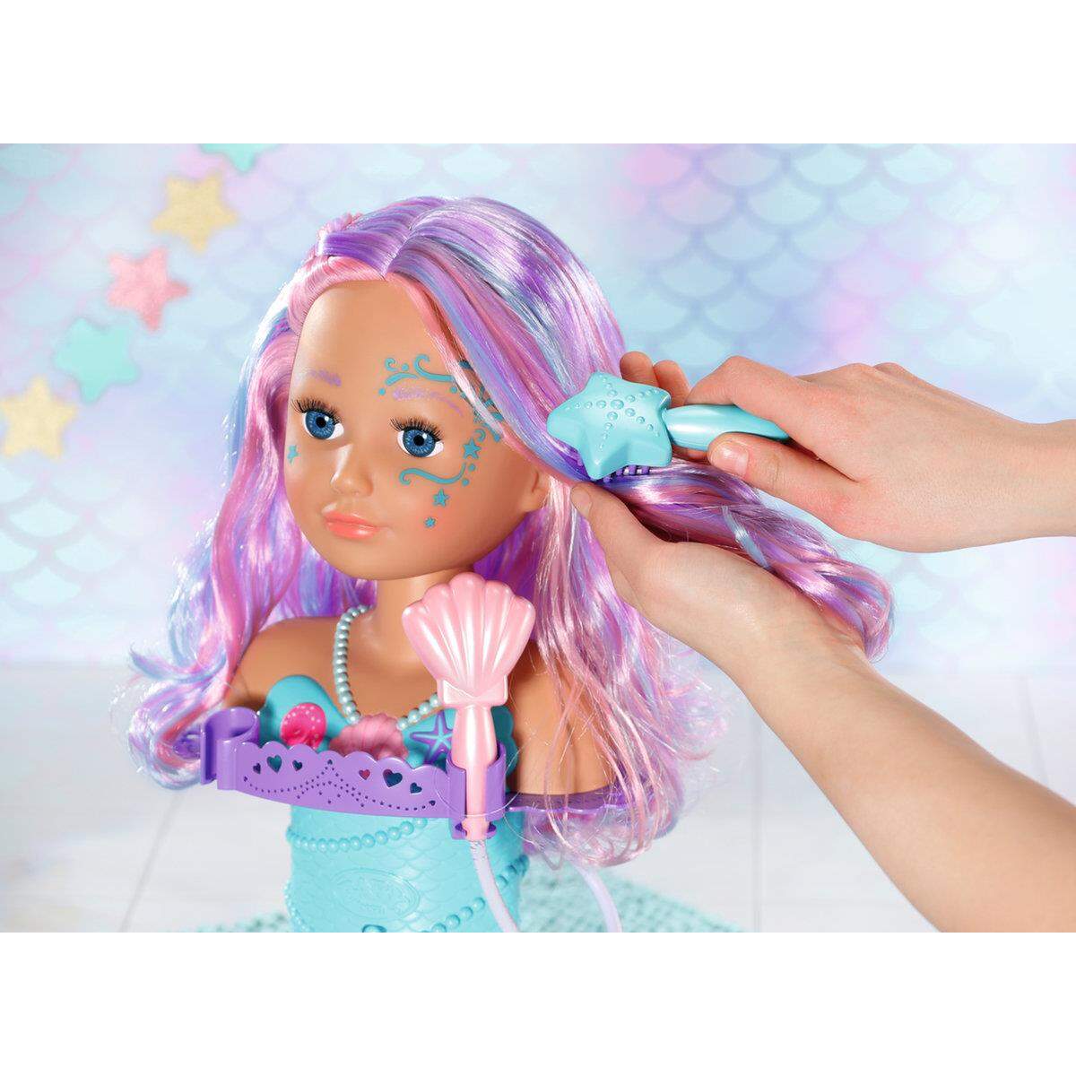 BABY born® Sister Styling Head Meerjungfrau