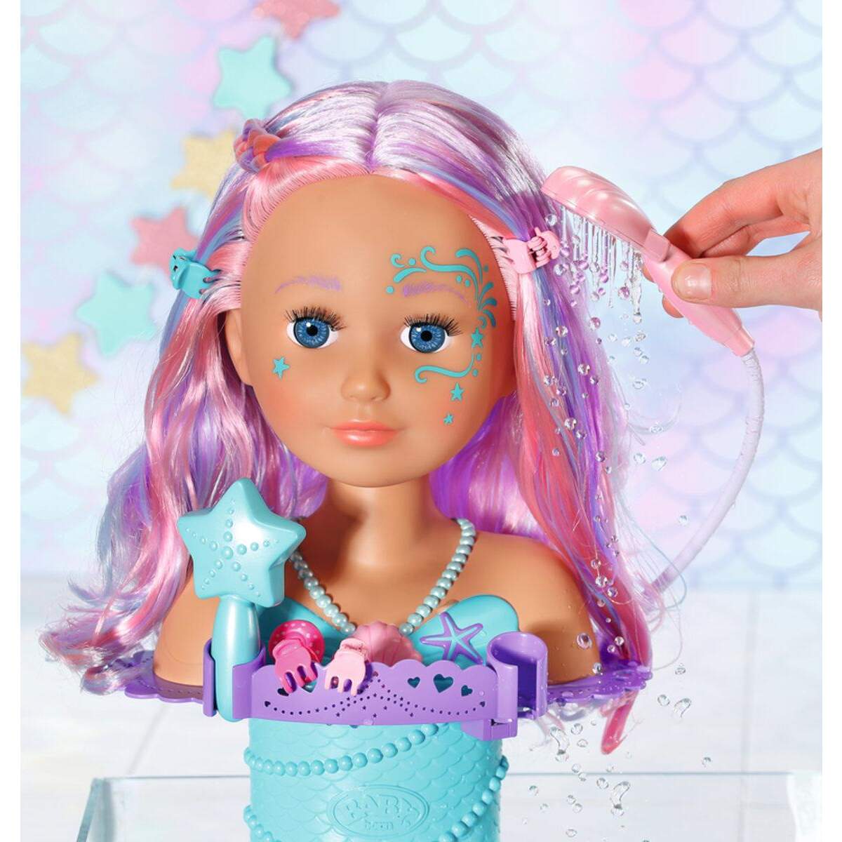 BABY born® Sister Styling Head Meerjungfrau