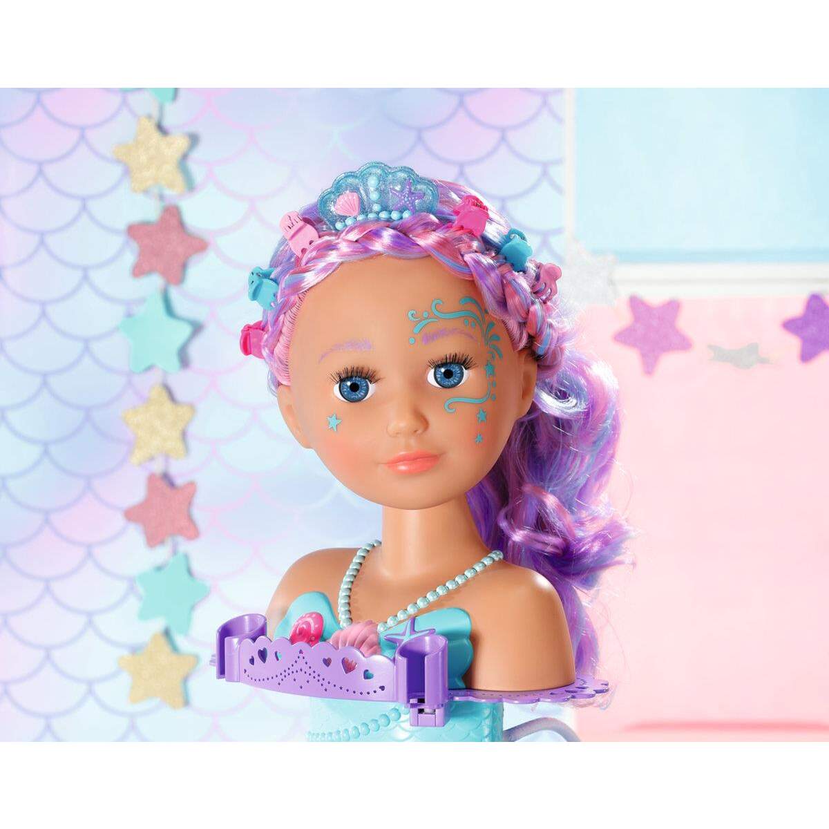 BABY born® Sister Styling Head Meerjungfrau