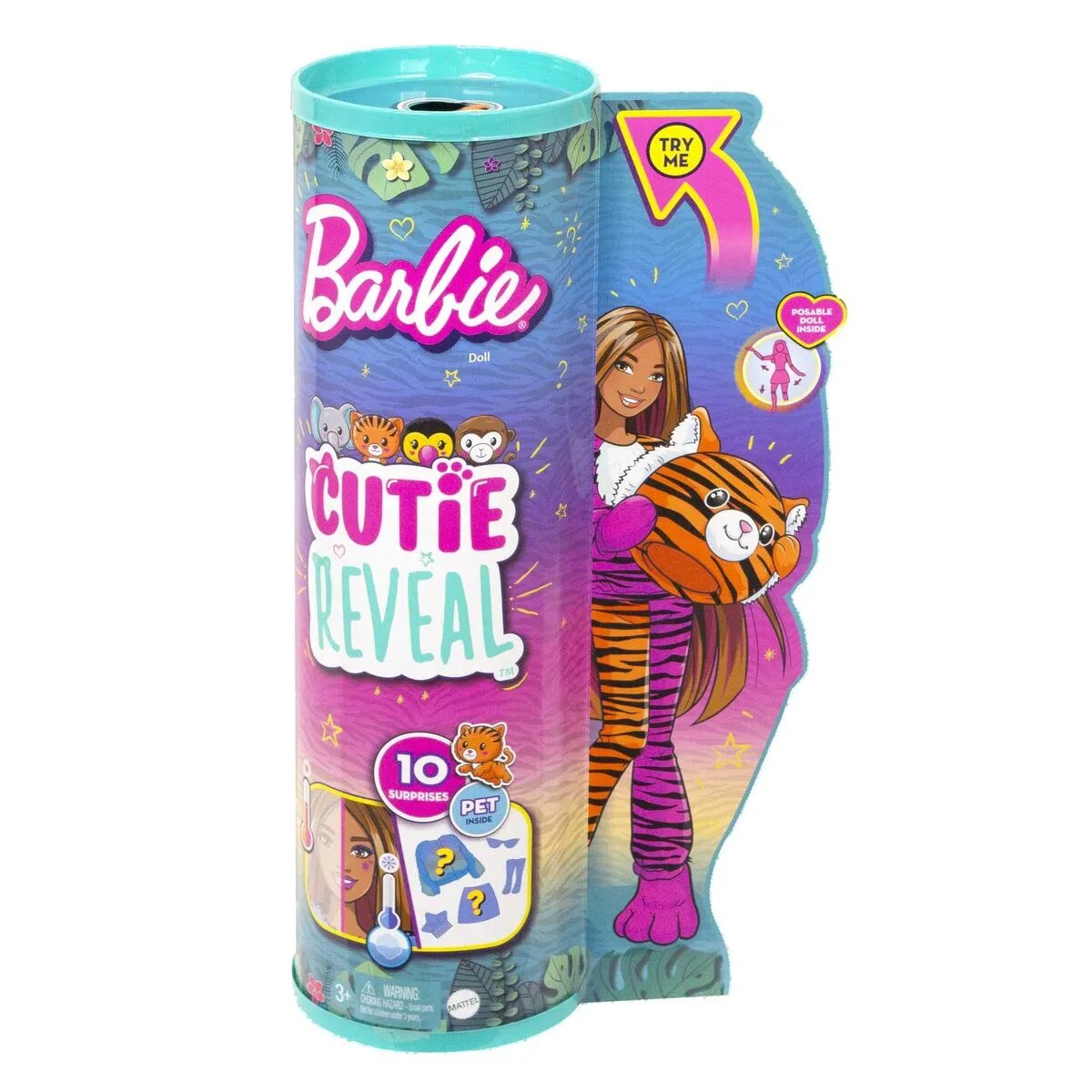 Barbie Cutie Reveal Dschungel Serie Puppe - Tiger