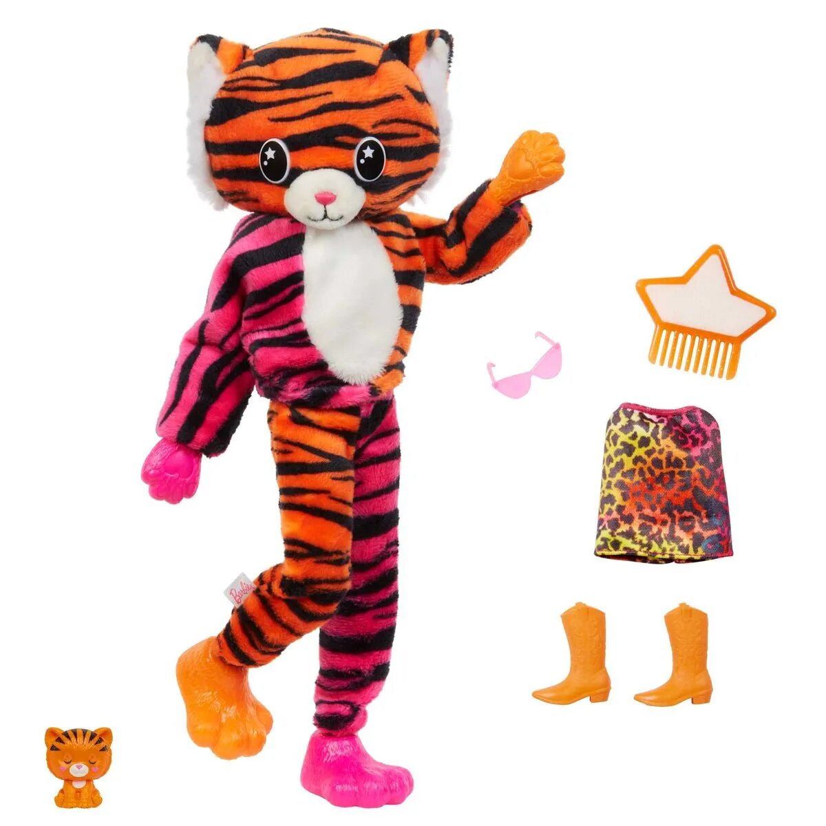 Barbie Cutie Reveal Dschungel Serie Puppe - Tiger