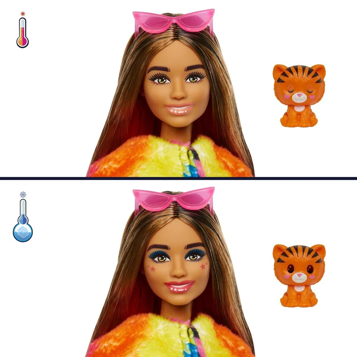 Barbie Cutie Reveal Dschungel Serie Puppe - Tiger