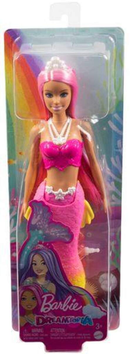 Barbie Dreamtopia Meerjungfrau-Puppe (pinkfarbenes Haar)