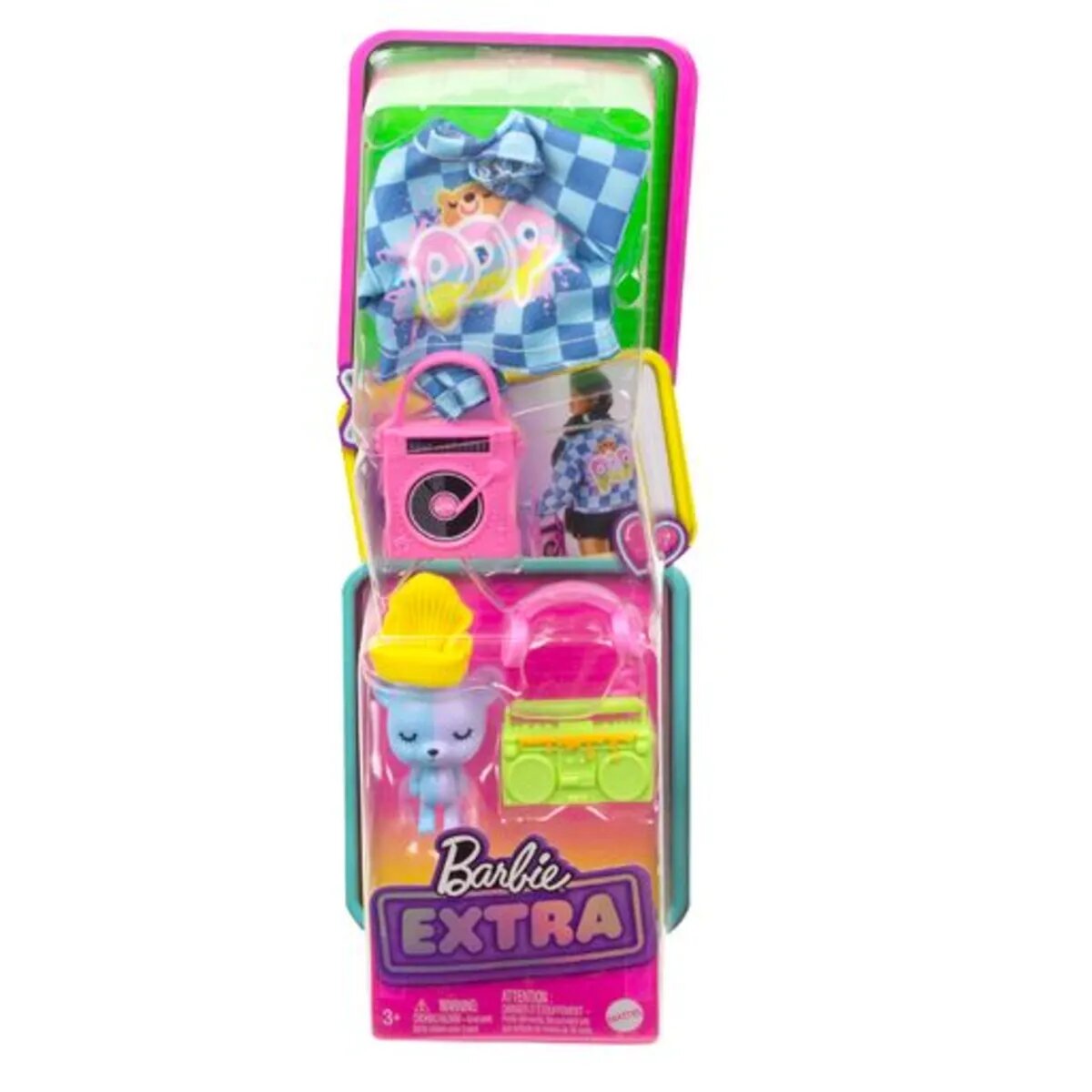 Barbie Extra Tier & Fashion Pack mit Haustier und Zubehör, für Kinder ab 3 Jahren, 5-fach sortiert