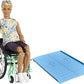 Barbie Fashionistas Ken Puppe (blond) mit Rollstuhl, Anziehpuppe