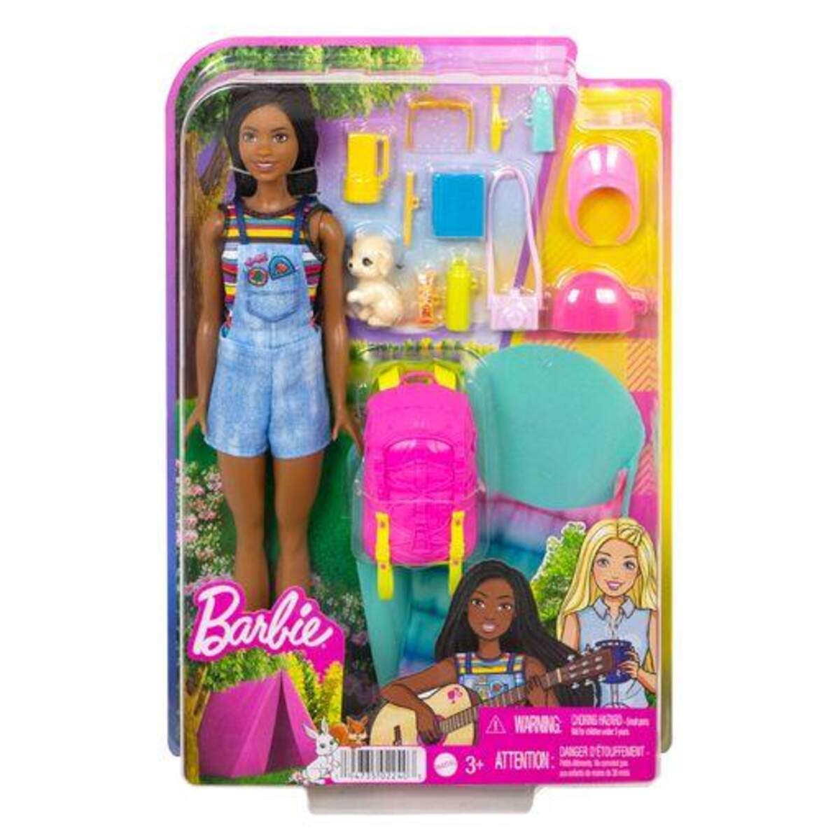 Barbie "It takes two Camping" Set inkl. Brooklyn Puppe, Hund & Zubehör