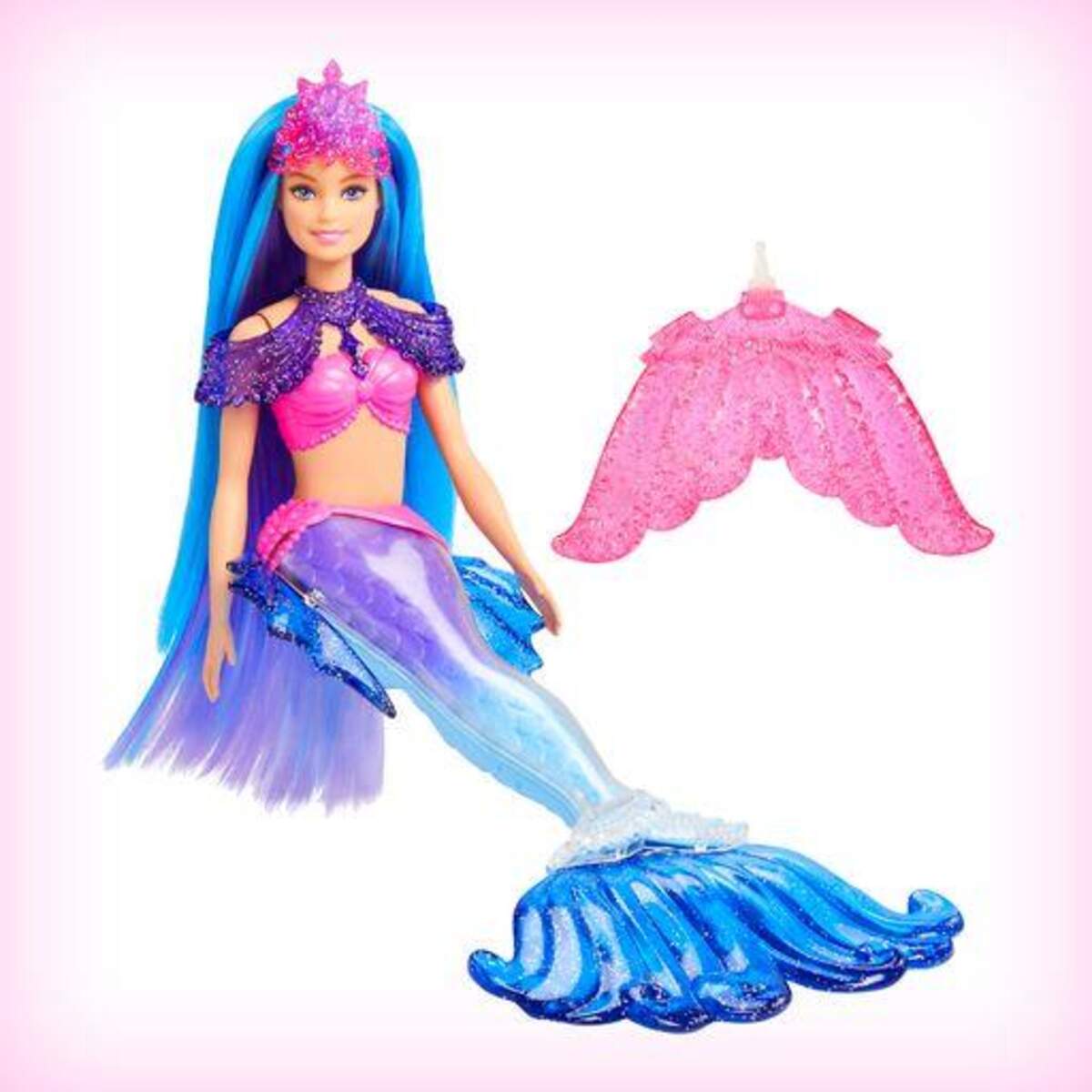 Barbie "Meerjungfrauen Power" Malibu Puppe (blaue Haare) mit Zubehör