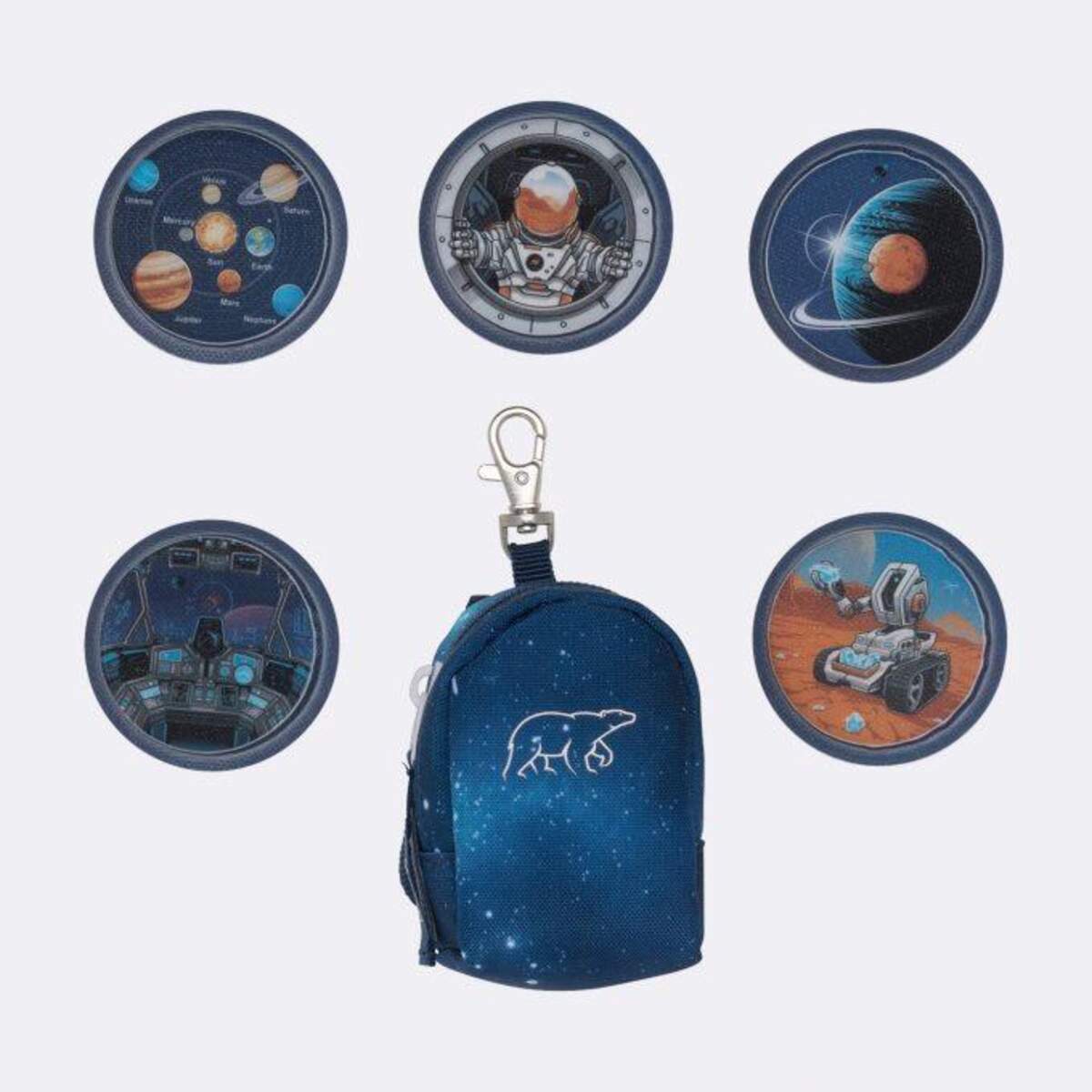 Beckmann Active Air FLX - Space Mission, 6-teiliges Schulrucksack-Set